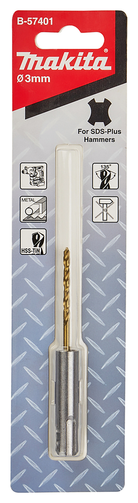 Metal Drill Bit 3 x 33 / 90 mm, HSS-TiN - Image 3