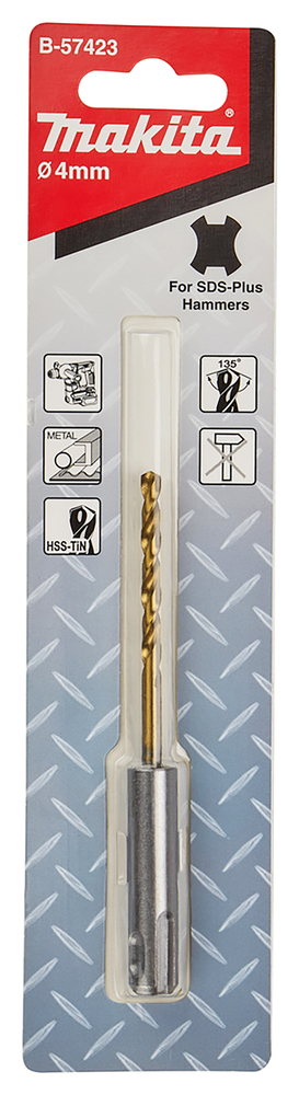 Metal Drill Bit 4 x 43 / 105 mm, HSS-TiN - Image 3