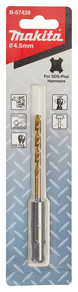 Metal Drill Bit 4,5 x 47 / 110 mm, HSS-TiN - Image 3