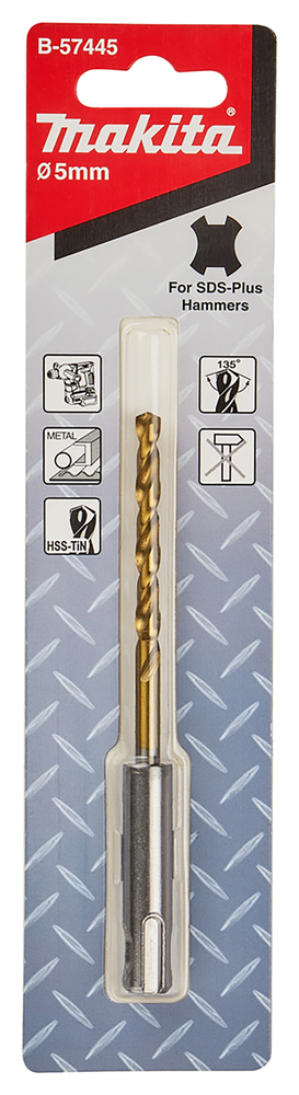 Metal Drill Bit 5 x 52 / 116 mm, HSS-TiN - Image 3