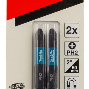Screw bit Impact Black, PH2, 50 mm, 2 pcs