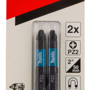 Screw bit Impact Black, PZ2, 50 mm, 2 pcs