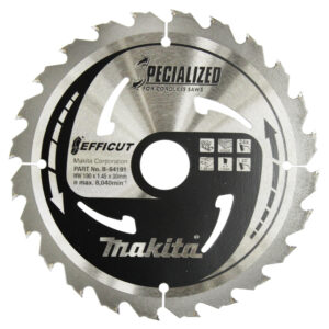 Circular Saw Blade, Efficut, TCT, 190x30mm, 24T