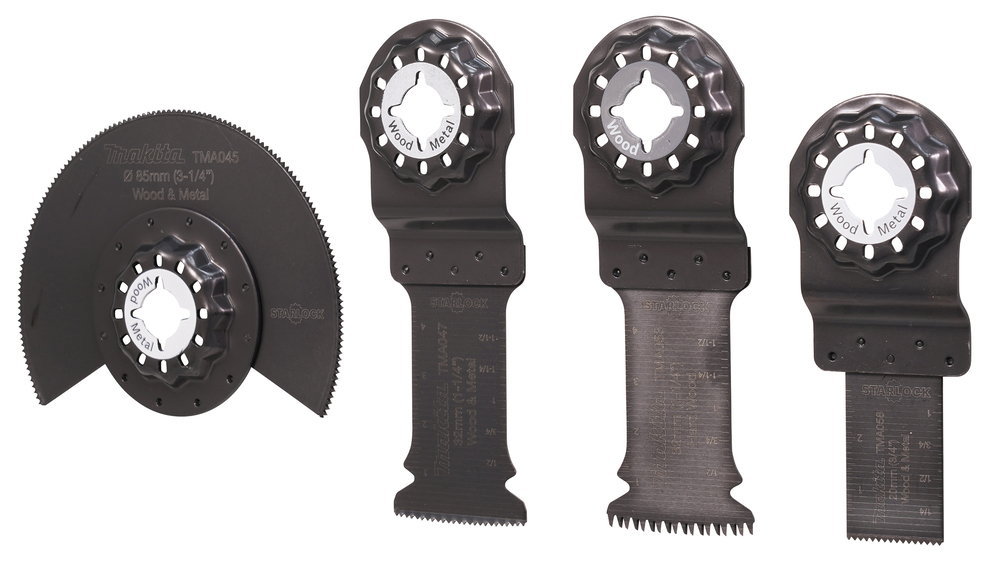 Multi-tool 4 Piece Plunge Cut Set