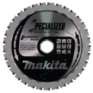 Circular Saw Blade, Efficut, TCT, 150x20mm, 33T