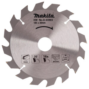 Circular saw blade, Standard T.C.T, 185 x 30 mm, 16 T