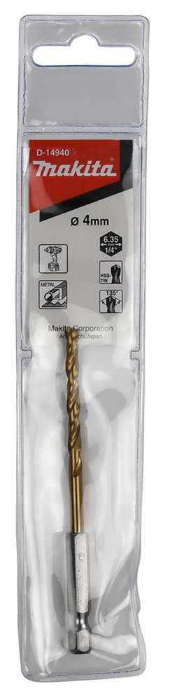 Metal Drill Bit HSS-TiN, 4,0 x 95 mm - Image 4