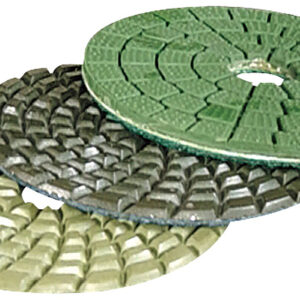 Diamond polishing pad set 100 mm, 8 pcs