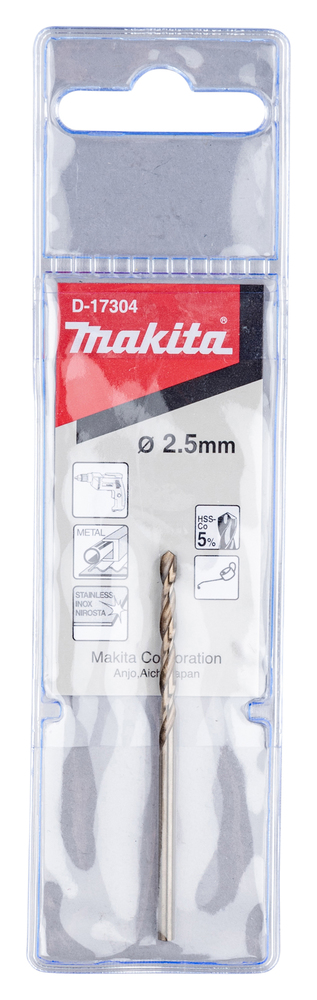 Metal Drill Bit HSS-CO, 2,5 x 57 mm - Image 3