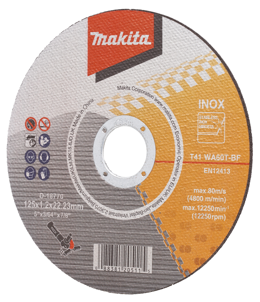 Cut-Off Wheel 125 x 1.2 x 22.23mm, 50 Pieces - Image 3