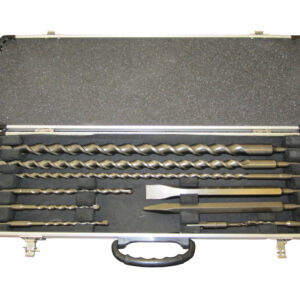 Drill & Chisel set SDS-PLUS, 10 pcs
