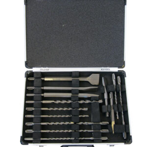 Drill & Chisel set SDS-Plus, 17 pcs