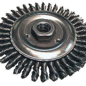 Wire wheel brush, Knotted wire 100 mm