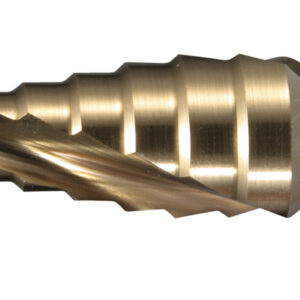 Step Drill Bit Spiral Flute TiN 4 - 12 mm