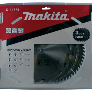 Circular saw blades, Standard T.C.T, 235 x 30 mm, 20 / 48 / 60 T, 3 pcs