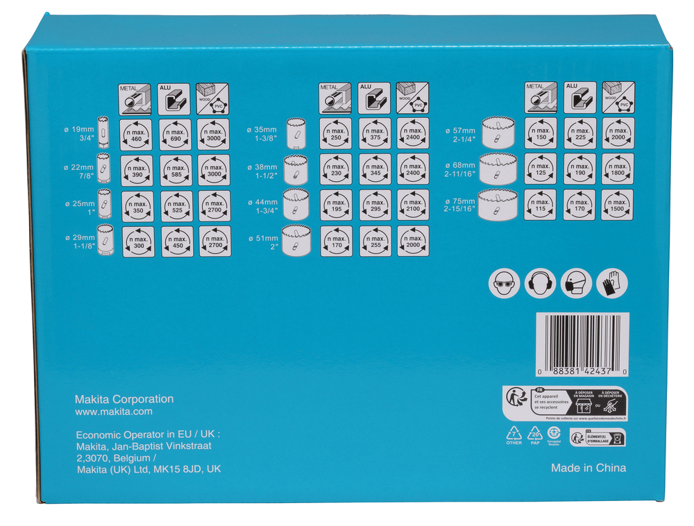 BiM Holesaw Set, Aluminium Case - Image 4