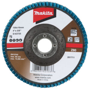 Flap disc 100 x 16 mm, Z80