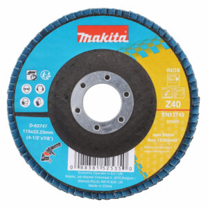 Flap disc 115 x 22,23 mm, Z40