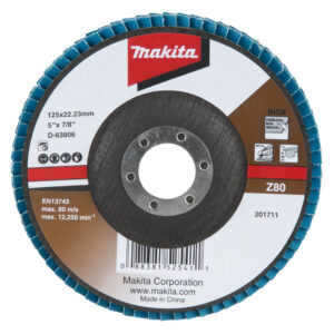 Flap disc 125 x 22,23 mm, Z80