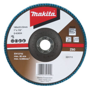 Flap disc 180 x 22,23 mm, Z60