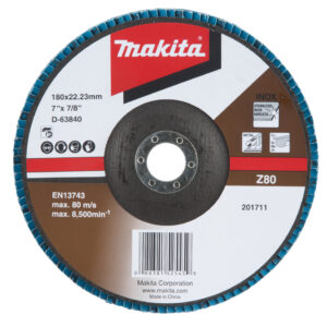 Flap disc 180 x 22,23 mm, Z80