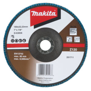 Flap disc 180 x 22,23 mm, Z120