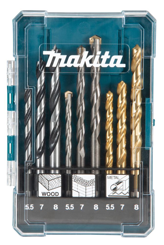 Drill Bit Set, 9 pcs