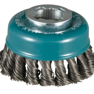 Cup Brush, Knotted Wire, 80 mm, X-LOCK