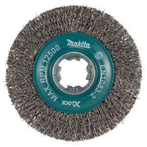 Wire Wheel Brush, Crimped Wire, 115 mm, X-LOCK