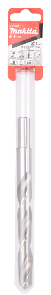 Metal drill bit HSS-G, 15 x 169 mm, 1 pcs - Image 3