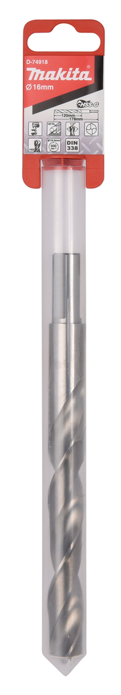 Metal drill bit HSS-G, 16 x 178 mm, 1 pcs - Image 3