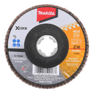 Flap Disc for X-Lock Grinder 125mm Z36