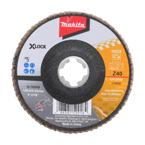 Flap Disc for X-Lock Grinder 125mm Grit Z40