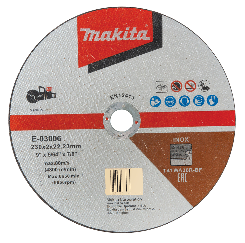 Cutting disc 230 x 2,0 x 22,23 mm, WA36R