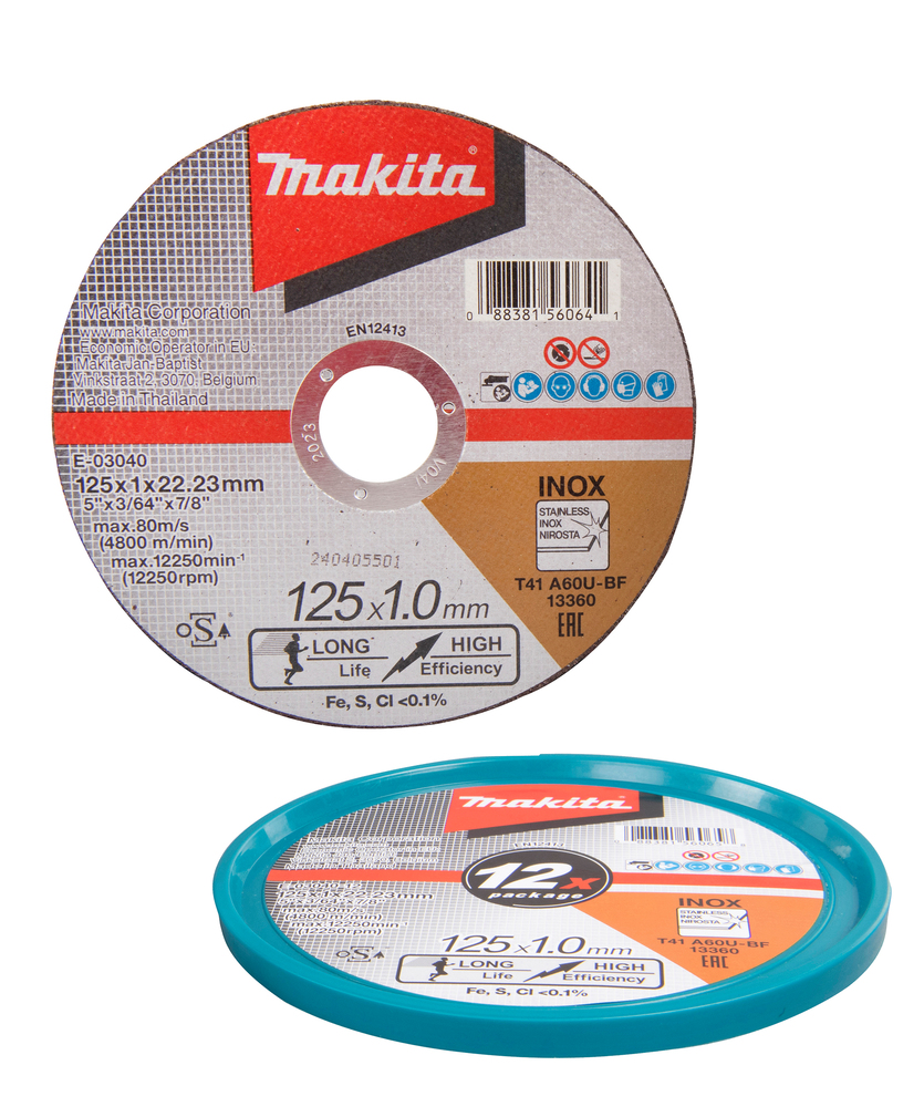 Cutting Wheel 125 x 1.0 x 22.23mm, A60U - Image 3