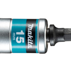 Tilt socket bit Impact Premier, Hex 15 x 80 mm, 1/4"