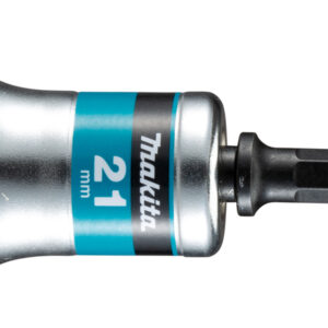 Tilt socket bit Impact Premier, Hex 21 x 80 mm, 1/4"