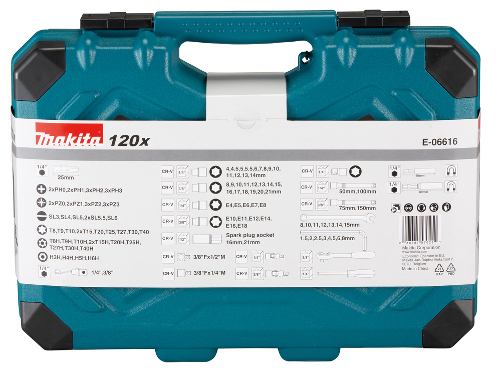 Hand tool & screw bit set, 120 pcs - Image 12