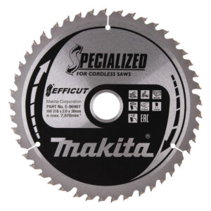 Circular Saw Blade, Efficut, TCT, 216x30mm, 45T