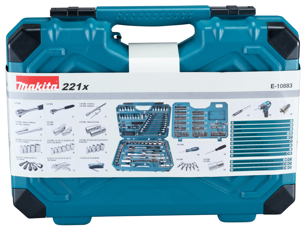 Hand tool set, 221 pcs - Image 7