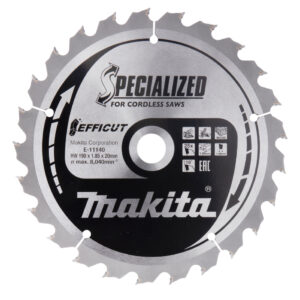 Circular Saw Blade, Efficut T.C.T, 190 x 20 mm, 25T