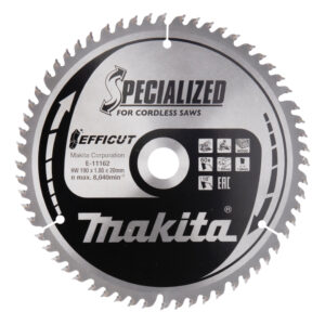 Circular Saw Blade, Efficut T.C.T, 190 x 20 mm, 60T