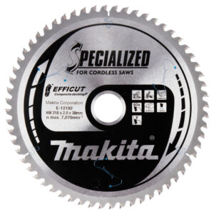 Circular Saw Blade, Efficut T.C.T, 216 x 30 mm, 60 T