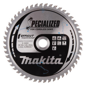 Circular Saw Blade, Efficut T.C.T, 190 x 20 mm, 50 T