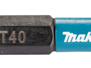 Screw Bit Impact Black, T40, 50 mm, 10 pcs