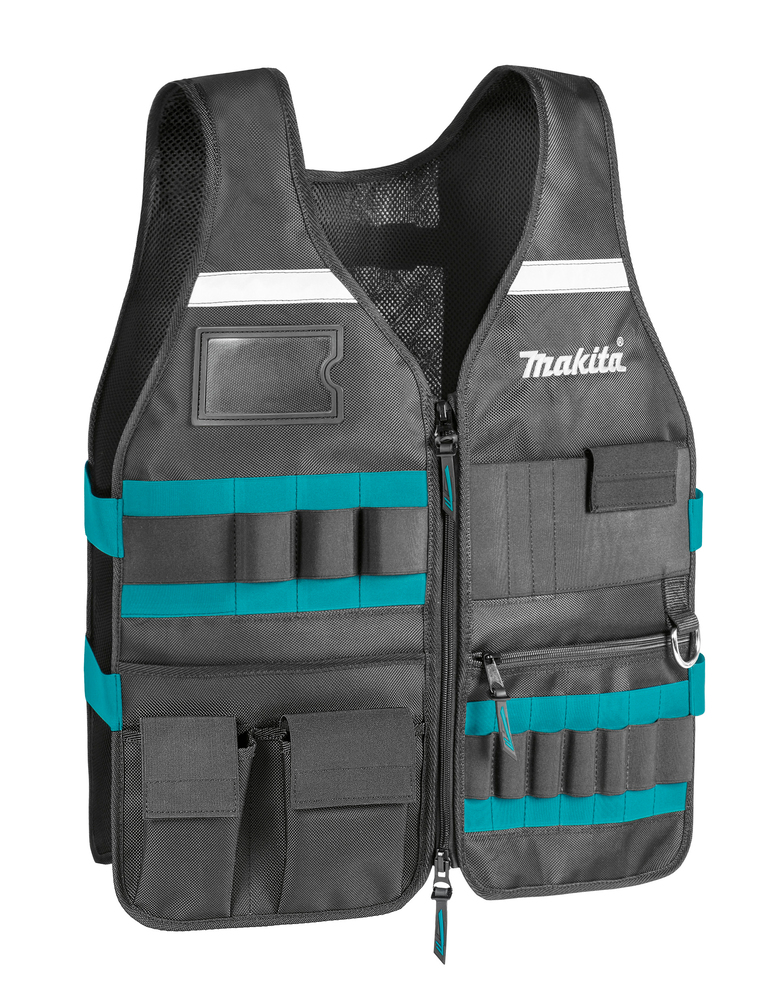 Work Vest with Adjustable Pockets