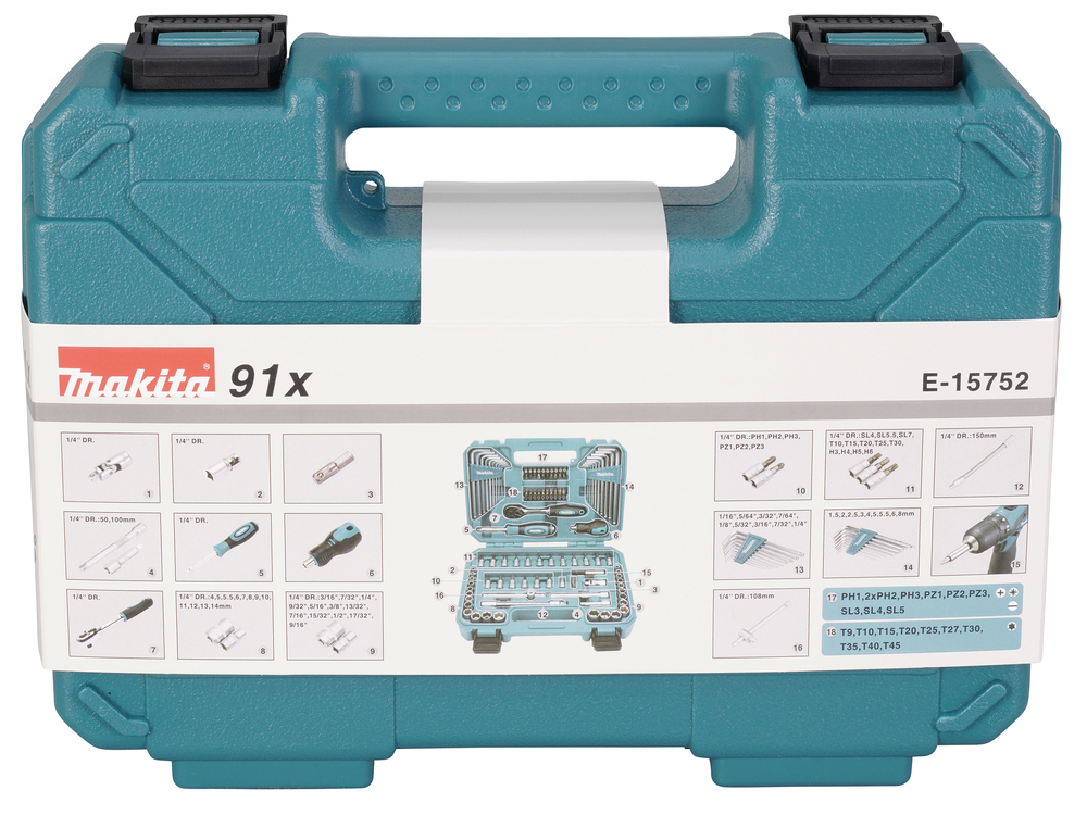 91 Piece Screw Bit & Socket Set - Image 6