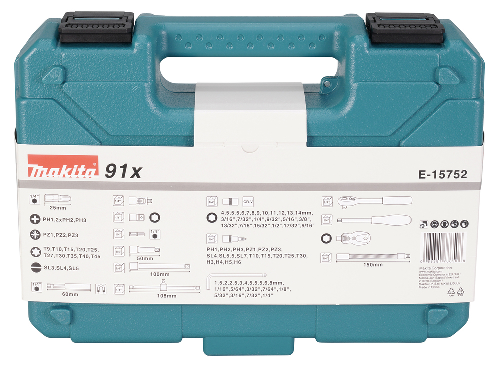 91 Piece Screw Bit & Socket Set - Image 7