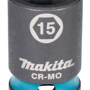 Impact Black Impact Socket, 15mm, 1/2" Square