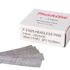 Galvanised Pin Nail, 0,6 x 18 mm, 23 Ga, 10 000 pcs